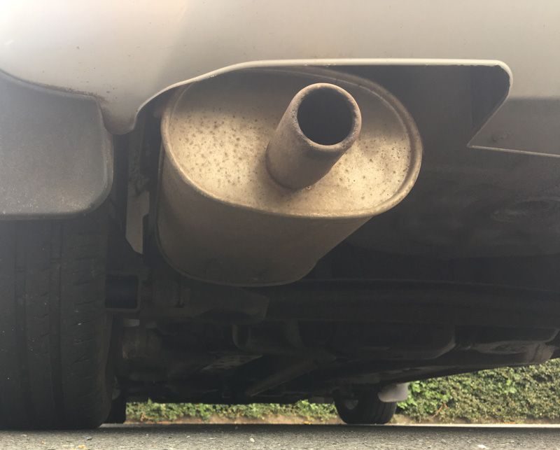 Inspect your exhaust for corrosion, rust, splits and cracks