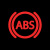 The letters ABS in a circle means there could be an issue with the ABS system and your brakes may be affected